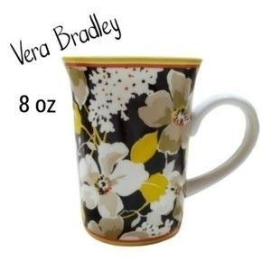 Vera Bradley Floral Coffee Mug Cup Dogwood